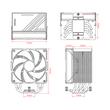 Cooler procesor ID-Cooling FROZN A610 iluminare aRGB