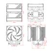 Cooler procesor ID-Cooling FROZN A620 iluminare aRGB