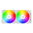 Cooler procesor cu lichid ID-Cooling FX240 alb iluminare aRGB