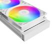 Cooler procesor cu lichid ID-Cooling FX240 alb iluminare aRGB