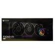 Cooler procesor cu lichid ID-Cooling FX360 LCD PE negru cu display