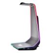 Suport casti Thermaltake Premium Argent HS1 argintiu iluminare RGB