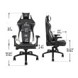 Scaun gaming Tt eSPORTS X Comfort negru cu alb