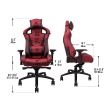 Scaun gaming Tt eSPORTS X Fit piele naturala rosie