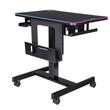 Birou gaming reglabil electric pe inaltime Thermaltake CycleDesk 100 negru iluminare RGB