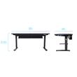 Birou gaming reglabil electric pe inaltime Thermaltake ToughDesk 350 negru