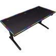Birou gaming reglabil electric pe inaltime Thermaltake Level 20 BattleStation iluminare RGB negru