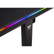 Birou gaming reglabil electric pe inaltime Thermaltake Level 20 BattleStation iluminare RGB negru