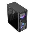 Carcasa Aerocool Glider Cosmo iluminare RGB neagra