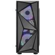 Carcasa Aerocool Glider Cosmo iluminare RGB neagra