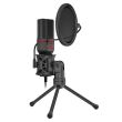 Microfon Redragon Seyfert negru cu stand