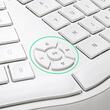 Tastatura bluetooth si wireless Delux GM902A alba