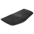 Tastatura bluetooth si wireless Delux GM902A neagra iluminare alba