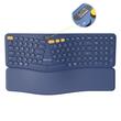 Tastatura bluetooth si wireless Delux GM903CV albastra