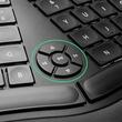 Tastatura bluetooth si wireless Delux GM902A neagra iluminare alba