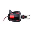 Casti Redragon Lagopasmutus negre cu rosu Open Box