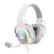 Casti Redragon ZeusX 7.1 albe iluminare RGB