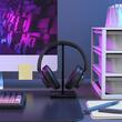 Casti gaming bluetooth si cu fir Redragon Vibecore 600X ANC negre