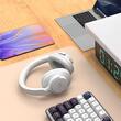 Casti gaming bluetooth si cu fir Redragon Vibecore 600X ANC albe