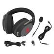 Casti gaming Bluetooth cu fir si wireless Redragon Arrow negre
