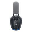 Casti gaming Bluetooth cu fir si wireless Redragon Skuld Pro negre cu iluminare albastra