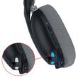 Casti gaming Bluetooth cu fir si wireless Redragon Skuld Pro negre cu iluminare albastra