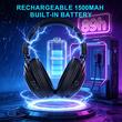 Casti gaming Bluetooth cu fir si wireless Redragon Titan negre dual microfon