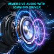 Casti gaming Bluetooth cu fir si wireless Redragon Titan negre dual microfon