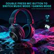 Casti gaming Bluetooth cu fir si wireless Redragon Titan negre dual microfon