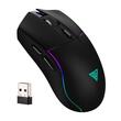 Mouse gaming wireless Bluetooth si cu fir Gamdias Hades M3 negru iluminare aRGB