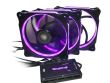 Ventilator Segotep Halo Ring RGB set 3 ventilatoare iluminare RGB
