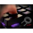 Kit tastatura mecanica si mouse Gamdias Hermes E1C neagra iluminare RGB