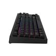 Tastatura gaming mecanica Bluetooth cu si fara fir Gamdias Hermes M7 Hybrid neagra iluminare RGB