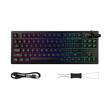 Tastatura gaming mecanica Bluetooth cu si fara fir Gamdias Hermes M7 Hybrid neagra iluminare RGB