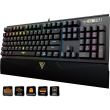 Tastatura gaming mecanica Gamdias Hermes P1 neagra iluminare RGB switch-uri negre