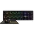 Kit gaming Gamdias Hermes P1B iluminare RGB negru