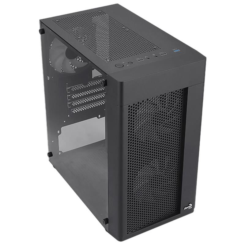 Carcasa Aerocool Hexform V2 RGB neagra - Soliton