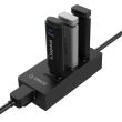 Adaptor retea Orico HR01-U3 PRO Gigabit cu HUB USB 3.0 negru