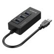 Adaptor retea Orico HR01-U3 PRO Gigabit cu HUB USB 3.0 negru