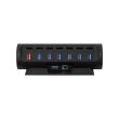 HUB USB Streamplify CTRL 7 iluminare RGB 7 port-uri
