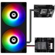 Ventilator radiator ID-Cooling ICEFAN 240 240mm iluminare aRGB