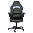 Scaun gaming Inaza Interceptor negru cu albastru