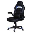 Scaun gaming Inaza Interceptor negru cu albastru