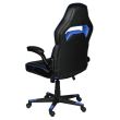 Scaun gaming Inaza Interceptor negru cu albastru