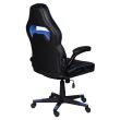 Scaun gaming Inaza Interceptor negru cu albastru