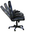 Scaun gaming Inaza Interceptor negru cu albastru