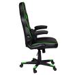 Scaun gaming Inaza Interceptor negru cu verde