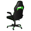 Scaun gaming Inaza Interceptor negru cu verde