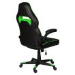 Scaun gaming Inaza Interceptor negru cu verde