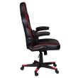Scaun gaming Inaza Interceptor negru cu rosu